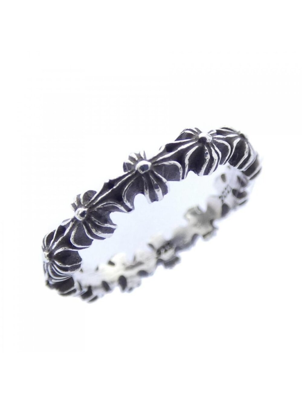 Chrome Hearts Tiny CH Pls Band Ring